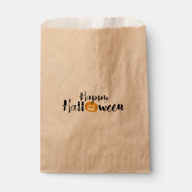 Spooky Happy Halloween Favour Bag (Front)