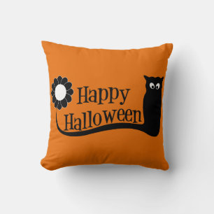 Spooky Happy Halloween Throw Pillow