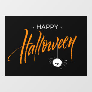 Spooky Happy Halloween  Window Cling