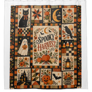 Spooky Harvest Vintage Halloween Patchwork