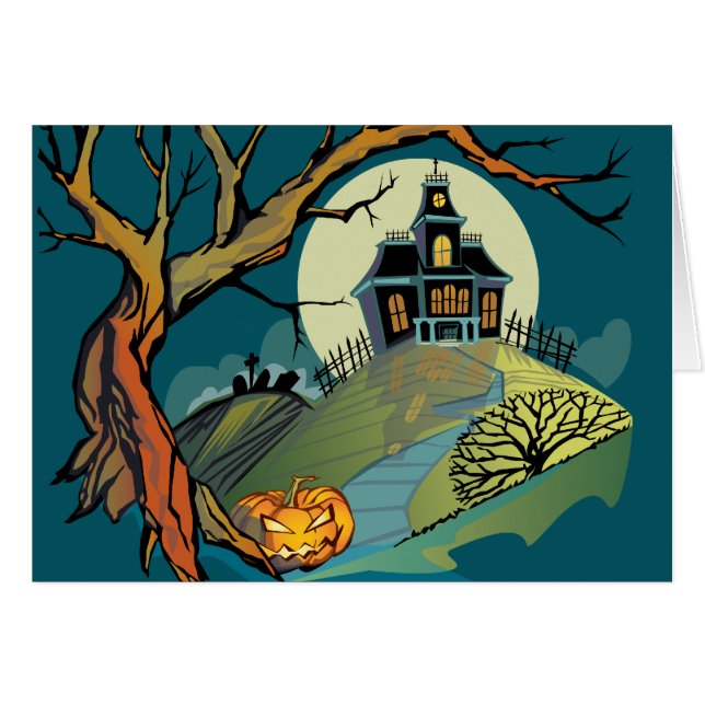 Spooky Haunted House (Front Horizontal)