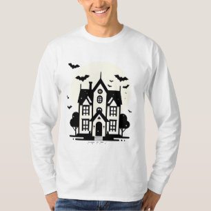 Spooky Haunted House Halloween T-Shirt