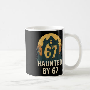 Spooky Haunted House Meme 67 Funny Math Humor 6x7 Coffee Mug