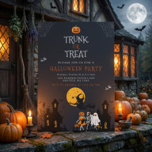Spooky Haunted House Trunk or Treat Halloween