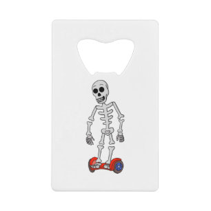 Spooky Hover Bones Credit Card Bottle Opener