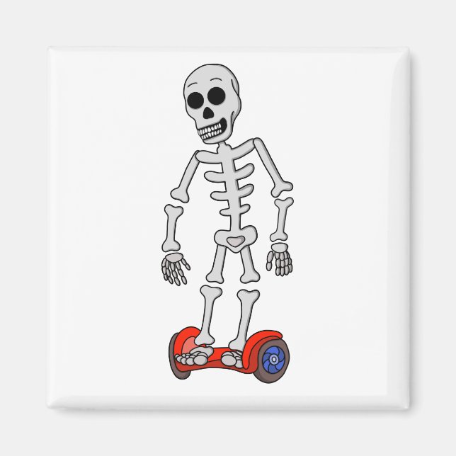 Spooky Hover Bones Magnet (Front)