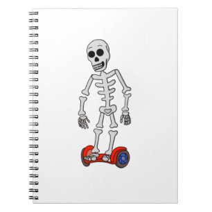 Spooky Hover Bones Notebook