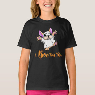 Spooky Hugs: Cute French Bulldog Boo Halloween T-Shirt