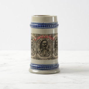 Spooky Human Skull Thunder_Cove Beer Stein