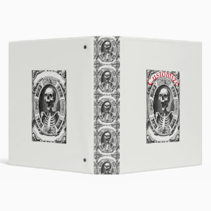 Spooky Human Skull Thunder_Cove  Binder