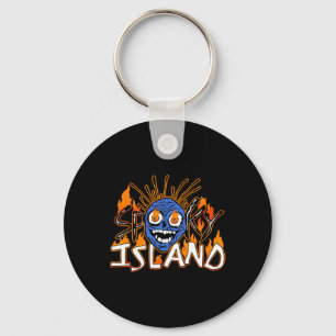 Spooky Island Amusement Park Island Resort Hallowe Keychain