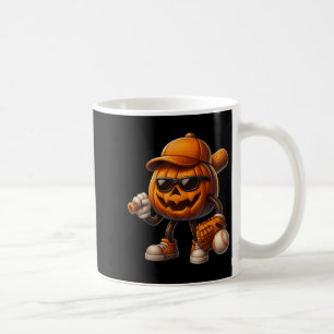 Spooky Jack O Lantern Baseball Halloween Costumes Coffee Mug