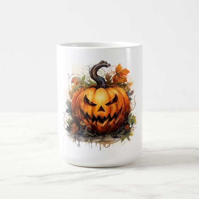 Spooky Jack-O-Lantern Coffee Mug (Center)