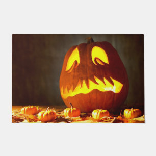Spooky Jack-o-lantern Doormat