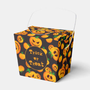 Spooky Jack-O-Lantern Halloween Favour Box