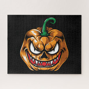 Spooky Jack-O-Lantern Jigsaw Puzzle