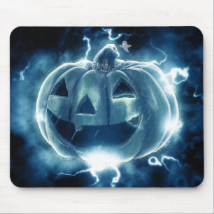 Spooky Jack-o-Lantern Mouse Pad