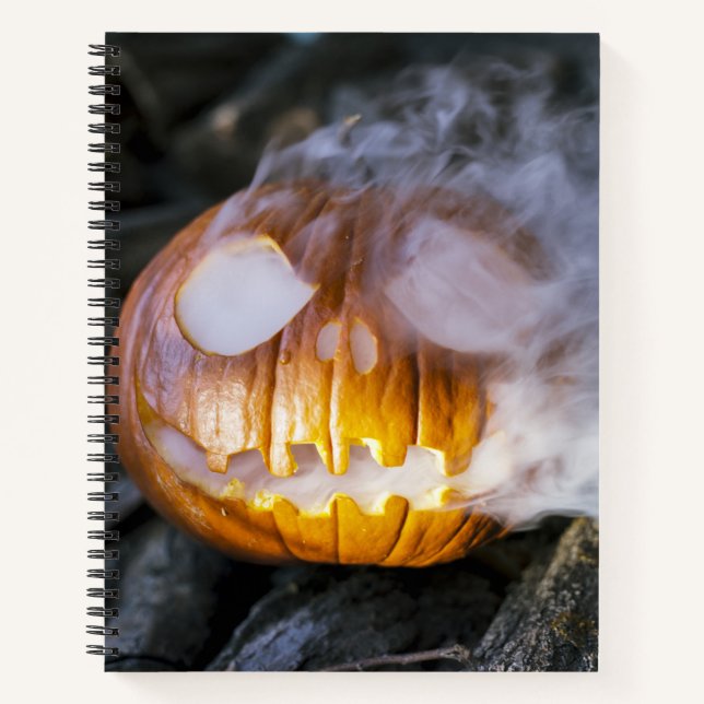 Spooky Jack-o-lantern Notebook (Front)
