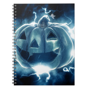 Spooky Jack-o-Lantern Notebook