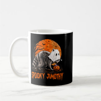 Spooky Jimothy Funny Jimothy Raccoon Witch Coffee Mug