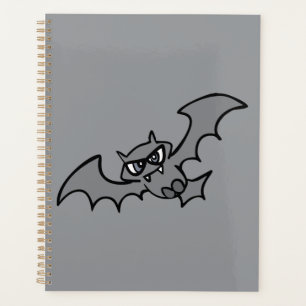 Spooky Kawaii Evil Vampire Bat Planner