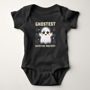 Spooky Kawaii Ghost Halloween Baby. Bodysuit