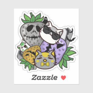 Spooky Kawaii Halloween Strawberry Cats