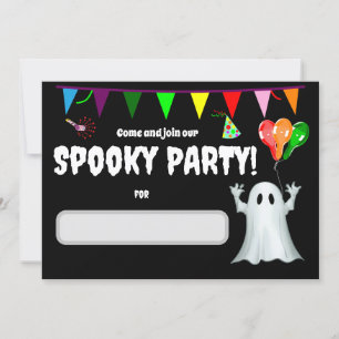 Spooky Kids Birthday Party Invitation