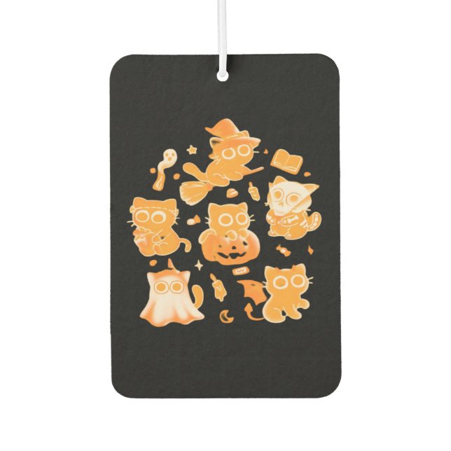 Spooky Kittens Classic T-Shirt Air Freshener (Front)