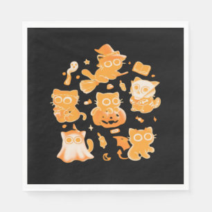 Spooky Kittens Classic T-Shirt Napkin