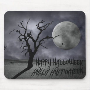 Spooky Landscape Halloween Mouse Pad