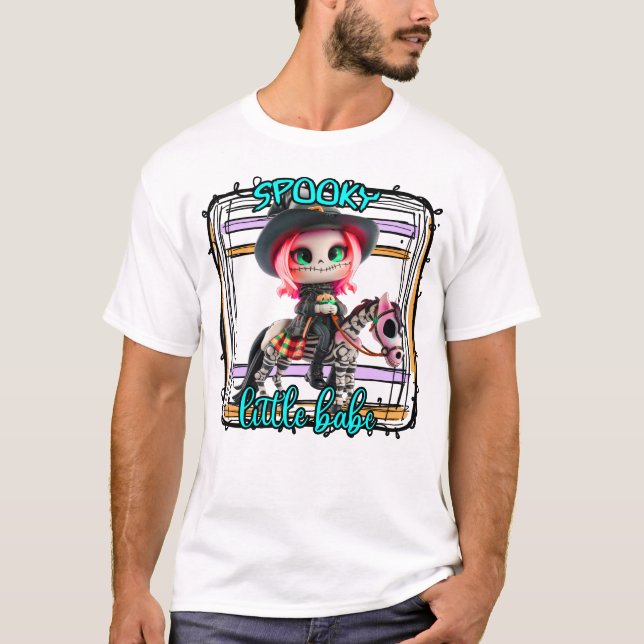 Spooky Little Babe Spice Happy Halloween Scary T-Shirt (Front)