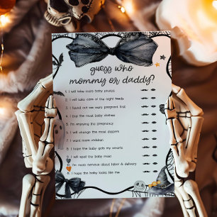 Spooky Little Boo Guess Who Mommy or Daddy Game