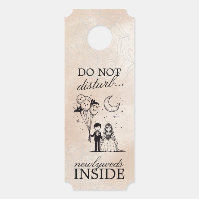Spooky Little Couple Door Hanger (Front)