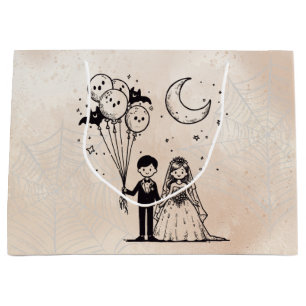 Spooky Little Couple Large Gift Bag