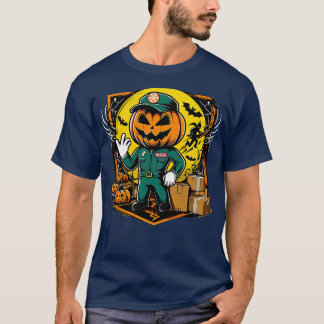 Spooky Logistics Manager Funny Halloween Witch 2 T-Shirt