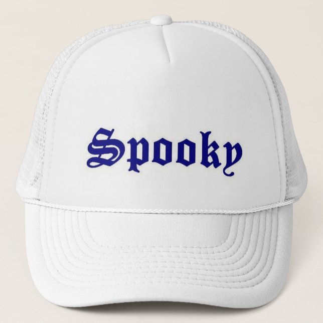 spooky logo trucker hat (Front)