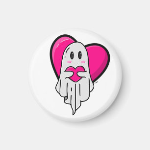 Spooky Love Ghost Magnet