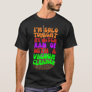 Spooky Love Lost: Witches Ride Vacuums Halloween T-Shirt