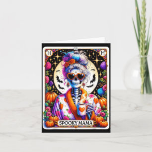 Spooky Mama Tarot Card Halloween Black Cat Mom