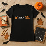 Spooky Math Teacher Halloween Pumpkin & Ghosts  T-Shirt<br><div class="desc">Looking for a classroom-friendly Halloween tee? This playful equation tee (pumpkin ghost ghost = more pumpkins) turns basic math into seasonal fun — perfect for elementary & middle school math teachers and math night events. | ✔ • 𝐓𝐡𝐞 ☛​̳"​̳𝙀​̳𝘿​̳𝙄​̳𝙏​̳ ​̳𝘿​̳𝙀​̳𝙎​̳𝙄​̳𝙂​̳𝙉​̳"​̳ ​̳𝙗​̳𝙪​̳𝙩​̳𝙩​̳𝙤​̳𝙣 𝐥𝐞𝐭𝐬 𝐲𝐨𝐮 𝐩𝐞𝐫𝐬𝐨𝐧𝐚𝐥𝐢𝐳𝐞 𝐢𝐭. You are welcome to add...</div>