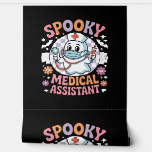Spooky Medical Assistant Cute Halloween Essential  Wallpaper