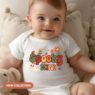 Spooky Mini Halloween Mommy and Me Matching Baby Bodysuit