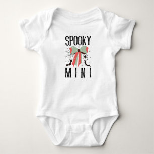 spooky mini haloween matching baby bodysuit