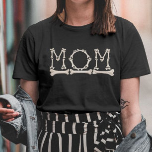 Spooky Mom Bones Funny Halloween T-Shirt