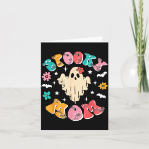 Spooky Mom Shirt Funny Halloween Ghost Spooky Mama Card