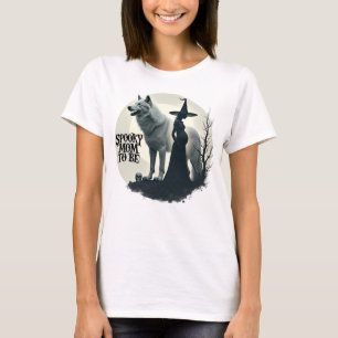 Spooky Mom To Be Baby Announcement T-Shirt