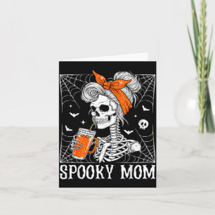 Spooky Mom Vintage Halloween Spooky Mother Card