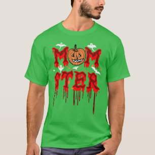 Spooky Momster T Matching Momster Halloween Women T-Shirt