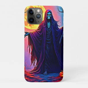 Spooky Moon Death's Call Design iPhone 11 Pro Case